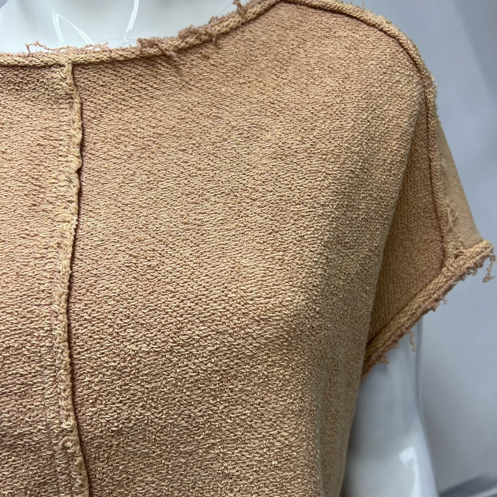 NWT $68 We The Free People XS Marley Muscle Sweatshirt Oversized Hi-Low Top - Picture 7 of 10
